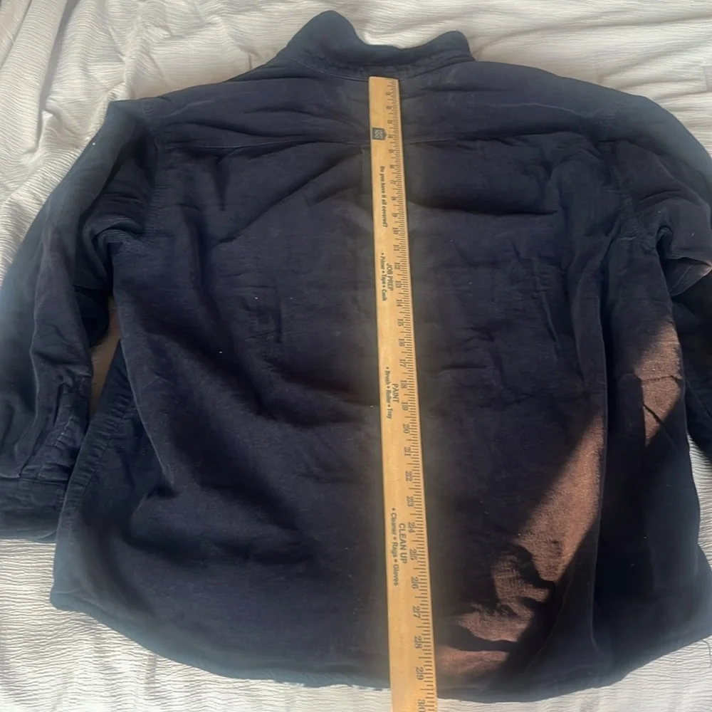 Levi's navy blue jacket with Plaid Interior XL - Picture 7 of 9